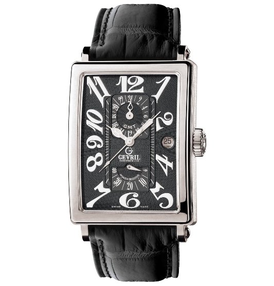 Gevril Men's 5022 Avenue of Americas Automatic GMT Watch - Front View